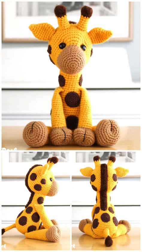 Amigurumi Free Tiny Giraffe Pattern - Always Free Amigurumi Easy Crochet Giraffe Free Pattern, Crochet Amigurumi Giraffe Free Patterns, Free Crochet Pattern Giraffe, Crocheted Giraffe Pattern Free, Tiny Crochet Animals Patterns Free, Free Giraffe Crochet Pattern, Giraffe Amigurumi Free Pattern, Amigurumi Giraffe Free Pattern, Giraffe Crochet Pattern Free