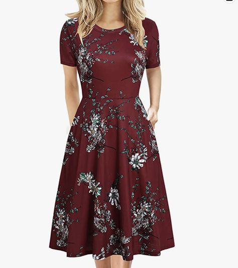 ON SALE Aline Midi Dress, Meeting Outfit, Wedding Guest Outfit Fall, Short Women Fashion, Churidar, Classy Dress, Amazon Women, Club Dresses, Modest Dresses