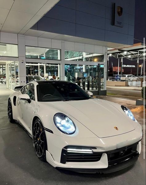 White Cars Aesthetic, White Cars, Dream Cars Audi, Cars Aesthetic, Cool Car Pictures, Classy Cars, Fancy Cars, Porsche Cars, Pretty Cars