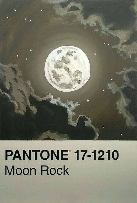 Painting of moon and clouds on Moon Rock Pantone postcard using gouache Moon Painting Acrylic Aesthetic, Pantone Card Painting, Painting On Pantone Cards, Moon Gouache Painting, Artbook Inspiration, Pantone Postcard Painting, Gouache Clouds, Painting Of Moon, Pantone Postcard Art