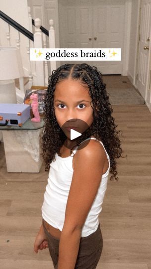 Boho Kids Braids, Twists For Little Black Girls Hair, Mixed Curly Hair Braid Styles Kids, Knotless Kids Braids, Easy Braiding Styles For Kids Black Hair, Curly Braids For Kids, Kids Boho Knotless Braids, Boho Braids For Kids, Braids For Mixed Girls Kids