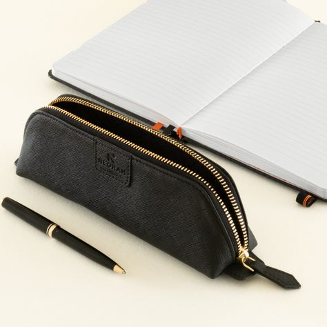 Pencil pouch Handcrafted with European vegan leather, YKk close around Zipper and lined with luxurious silk cloth on the inside to store your belongings. Shop from https://atelierneorah.com/collections/pencil-pouch ⁠ #atelierneorah #neorah1969 #neorahpouch #leathergoods #pouch #pencilpouch #makeuppouch #kidspouch #stationary #schoolgifts #pouchhandmade #madeinindia #schoolpouch #backtoschool #keepingorganized #backtoschoolshopping #colourful #pencases #kids #schoolife #gifts #ecofriendly Luxury School Supplies, Studying Stationary, School Pouch, Leather Pouches, Stationary Supplies, Cool School Supplies, Bag Insert, Pen Pouch, Leather Art