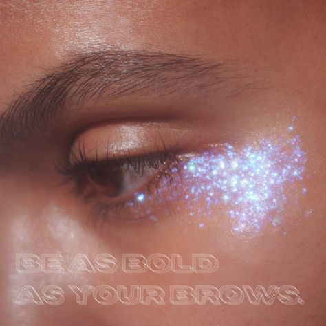 Candid Beauté on Instagram: “With bold brows, you are unstoppable 💖 @candidbeauteofficial • • • #browbalm#browstyling#brushedupbrows #eyebrowhacks#fluffybrows…” Lemonhead Glitter, Bold Brows, Purple Eyeshadow, Loose Glitter, Celebrity Makeup Artist, Beauty Awards, Glitter Makeup, Glitter Gel, Celebrity Makeup