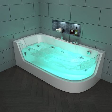 Underwater Led Lights, Spa Bathtub, Whirlpool Bath, Comfy Pillows, Diy Plumbing, Bath Screens, Whirlpool Bathtub, Soaking Bathtubs, Bilbao