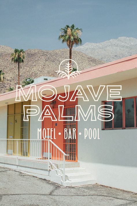 Mojave Palms Motel — Abby Leighton Studio California Desert, Spring Inspiration, Mid Century Modern Design, Palm Springs, Southern California, Oasis, Springs, Mid-century Modern, Modern Design