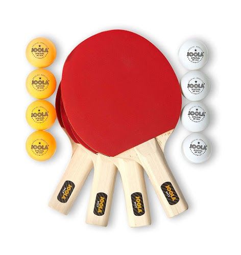 |BLACK FRIDAY 2018| JOOLA 4-Player Indoor Table Tennis Hit Set (Bundle Includes 4 Rackets/Paddles, 8 Balls, Carrying Case)  #BlackFriday2018Deals #BlackFriday2018 #BlackFridayDeals2018 Sports Game Room, Table Tennis Equipment, Table Tennis Game, Tennis Pictures, Paddle Ball, Tennis Set, Tennis Game, Tennis Equipment, Sorority Paddles