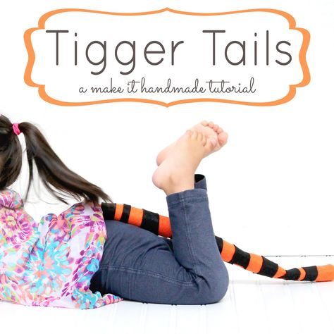 A blog about serging, overlocking, sewing, and other handmade crafts for house and home. Tiger Costume Diy, Tigger Tails, Tigger Party, Tigger Birthday, Tigger Costume, Bee Games, Pooh Halloween, Tiger Birthday Party, Tiger Party