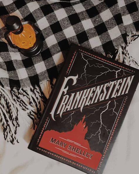 Happy Halloween 🎃👻 • Frankenstein by Mary Shelley . . . . . #books #frankenstein #maryshelley #halloween #happyhalloween #bookstagram Frankenstein Mary Shelley Book, Halloween Books Aesthetic, Halloween Book Aesthetic, Frankenstein Book Aesthetic, Frankenstein By Mary Shelley, Frankenstein Book, 2023 Books, Best Fiction Books, Halloween Frankenstein