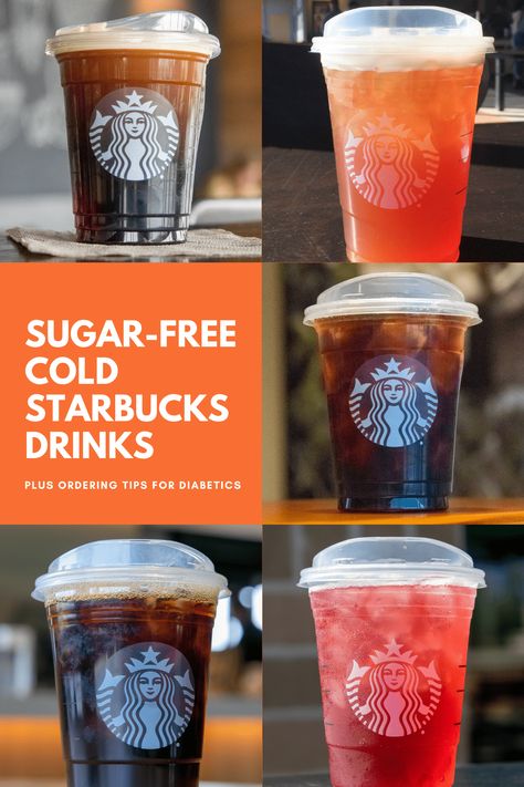 Starbucks Images, Starbucks Iced Drinks, Drinks For Diabetics, Starbucks Teas Drinks, Sugar Free Iced Coffee, Sugar Free Starbucks Drinks, Low Calorie Starbucks Drinks, Low Carb Starbucks Drinks, Low Sugar Drinks