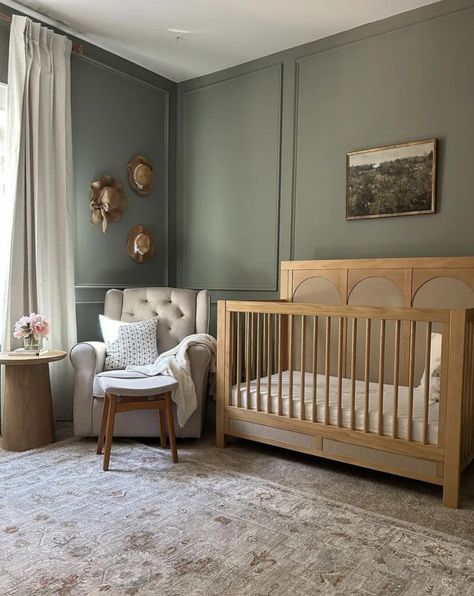 2024 Nursery Trends to Watch - Project Nursery Home Yard Design, Green Nursery Boy, Nursery Room Furniture, Nursery Trends, Wood Nursery, Curved Furniture, Big Kids Room, Chandelier Lights, Nursery Style