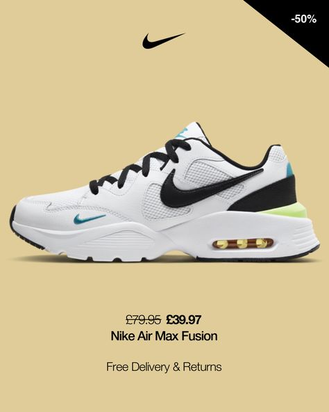 Nike Air Max Fusion, Sneaker Posters, Nike Store, Air Max Sneakers, Air Jordan Sneaker, Air Max, Nike Air Max, Nike Air, Sneakers Nike