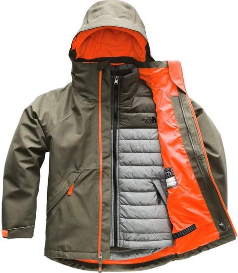 The North Face Fresh Tracks Hooded Triclimate Jacket - Boys' Triclimate Jacket, Outer Jacket, Cyberpunk Fashion, Kids Outerwear, All Kids, Boys Coat, Boys Jacket, Jackets Online