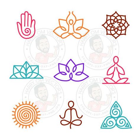 Sunshine Mandala, Yoga Stick Figures, Motif Vector, Yoga Mudra, Yoga Kunst, Sun Mandala, Yoga Tattoos, Arte Yoga, Yoga Symbols