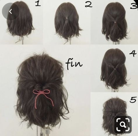 Peinados Fáciles Para Cabello Corto, Penteado Cabelo Curto, Short Hairstyle, Short Hair Styles Easy, Braids For Short Hair, Grunge Hair, Hair Updos, Pretty Hairstyles, Hair Hacks