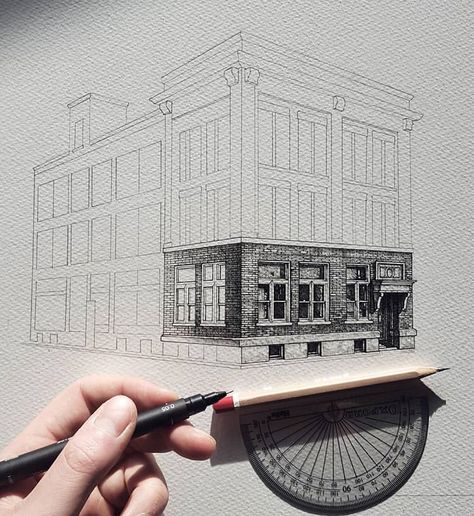 Sketch draw Architecture Drawing Sketchbooks, Perspective Drawing Architecture, Architecture Sketchbook, Interior Design Sketches, Architecture Design Sketch, Architecture Design Drawing, Architecture Concept Drawings, Image 3d, Architecture Drawing Art