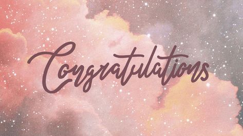 Congratulations Aesthetic, Congratulations Wallpaper, Pink Sky Background, Congratulations Quotes Achievement, Congratulations Words, Congratulations Images, Graduation Wallpaper, Congratulations Quotes, Aesthetic Bedroom Decor