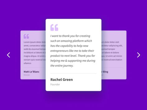 Testimonial Card Design by Sahil Sawant on Dribbble Testimonial Design Ideas, Testimonials Ui Design, Review Card Design, Website Card Design, Client Testimonials Design, Testimonial Design Layout, Testimony Design, Testimonials Design Inspiration, Testimonials Web Design