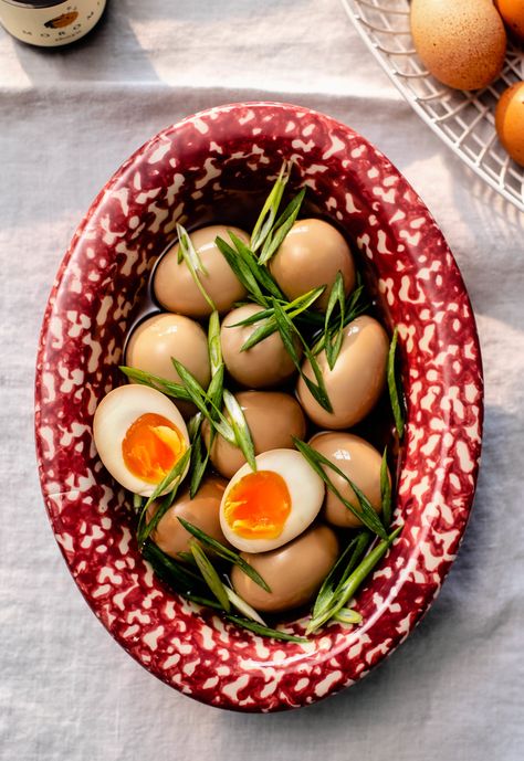 Shoyu, Ginger & Garlic Eggs ft. Moromi - Bee The Love Garlic Eggs, Wok Of Life, Woks Of Life, Woks, The Hardest Part, Fish Sauce, Rice Vinegar, Chili Pepper, Sesame Seeds