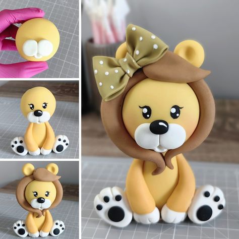 Alex Mazur (@alex.mazur_cakes) • Zdjęcia i filmy na Instagramie Fondant Lion, Lion Cake Topper, Lion Cake, Cake Decorating Courses, Fondant Figures Tutorial, Safari Cakes, Fondant Cake Topper, Fondant Animals, Fondant Cake Toppers