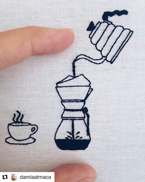 Thread Drawing, Energy Audit, Textile Crafts, 자수 디자인, Hand Embroidery Art, Shirt Embroidery, My Coffee, Hand Embroidery Patterns, Embroidery Inspiration