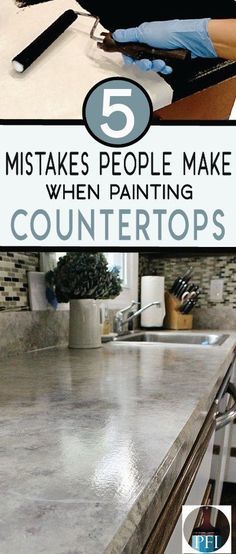 Kitchen Remodel Countertops, Kitchen Countertop Materials, Painting Countertops, Home Remodeling Diy, Kitchen Redo, Kitchen Makeover, Diy Home Improvement, Remodeling Projects, Counter Top