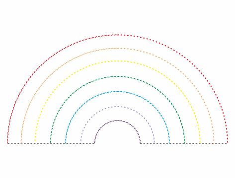 Printable Rainbow Templates Blank Rainbow Template, Rainbow Template Printable Kids, Rainbow Outline Printable, Rainbow Images Free Printable, Rainbow Worksheet Preschool, Rainbow Template Free Printable, Rainbow Pattern Printable, Rainbow Tracing, Rainbow Cutout