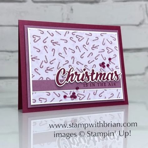 No Time Like The Present, Mary Fish, Fall Is In The Air, Peppermint Sticks, Stampin Up Christmas Cards, Stampin Up Catalog, Stampin Up Christmas, Holiday Paper, Gorgeous Christmas