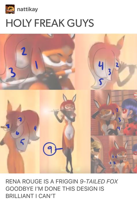 Kitsune Miraculous, Kitsune Powers, Kitsune Lady, Fox Familiar, Fox Miraculous, Spirit Phone, Demon Inside, Rena Rouge, Nine Tails