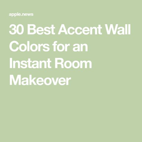 30 Best Accent Wall Colors for an Instant Room Makeover Accent Walls In Living Room Paint, Accent Walls In Living Room Ideas Paint, Accent Wall Colors Living Room, Bedroom Accent Wall Ideas Paint Colors, Best Accent Wall Colors, Painting An Accent Wall, Colours That Go With Grey, Accent Wall Paint Colors, Painted Feature Wall