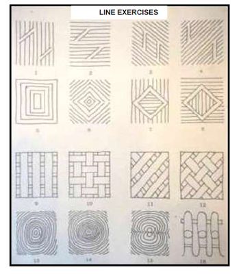 Mechanical Drafting : Line Exercises- Freehand Sketching/Drawing Lines Exercises Drawing, Mechanical Drafting Drawing, Architecture Exercises, Line Exercises Drawing, Sketch Exercises, Drawing Practice Exercises, Practice Drawing Exercises, Art Practice Exercises, Line Exercise