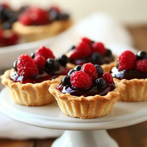 Bite Size Pies, Mini Pie Crust, Ice Cream Alternative, Mini Pie Pans, Martha Stewart Recipes, Fruit Filling, Sourdough Bread Recipe, Mini Pies, Savory Pie