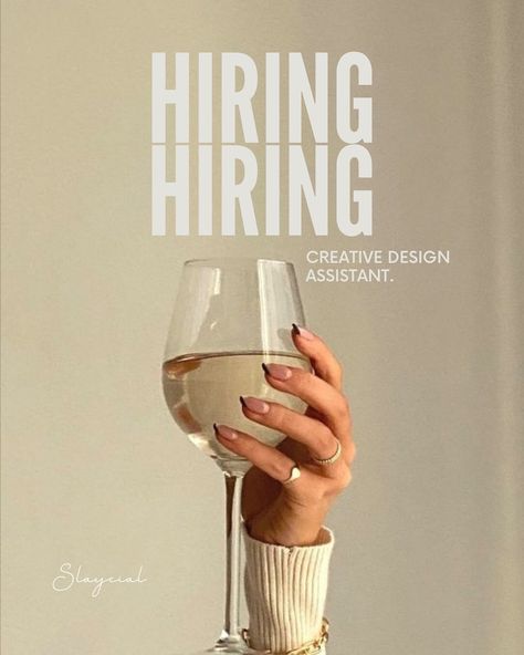 WE’RE HIRING // CREATIVE DESIGN ASSISTANT Our team is growing! If you’re creative, self-motivated + have a passion for all things design, interiors, hotels & Resorts & Slaycial, then this is the role for you. SWIPE for all the deets → To apply, please email your resume and portfolio to slaycial@gmail.com with the subject line ‘Creative Design Assistant Application’. I can’t wait to hear from you, Nandini Hiring Creative, Design Assistant, We're Hiring, Creative Mind, My Apartment, The Subject, Hotels And Resorts, Creative Design, Portfolio