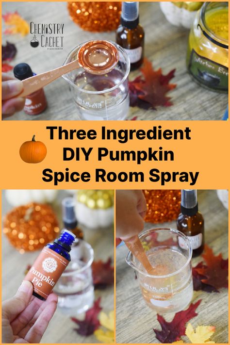 Make your home smell like autumn with our easy DIY pumpkin spice room spray. All you need are three ingredients and your house will smell like cinnamon, pumpkin, and all things fall! Smell Like Cinnamon, Room Spray Recipe, Witch Hazel For Skin, Diy Room Spray, Diy Pumpkin Spice, Nutmeg Essential Oil, Dusting Spray, Cinnamon Pumpkin, Homemade Pumpkin Spice