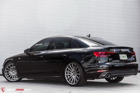 2017 Audi A4 poses on 20" Vossen wheels. 2017 Audi A4, Audi Wheels, Audi 2017, Small Luxury Cars, Luxury Cars Audi, Vossen Wheels, Audi Sport, Audi Cars, Custom Wheels