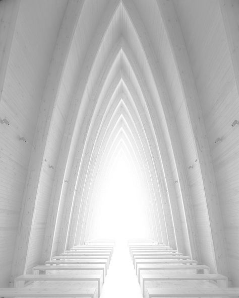 St. Henry’s Ecumenical Art Chapel in Hirvensalo Island, Finland by Sanaksenaho Architects  | Follow @SassyDesignR . . . #WhiteAesthetic #Minimalist #Purity #AllWhite #Simple #WhiteBackground #Architecture #WhiteOnWhite #Clean #Texture #PhotoInspiration #Artistic #Pure #Minimalistic #WhitePaint #Simplicity #ArtisticPhotography Priestess Aesthetic White, Purity Aesthetic White, White Architecture Aesthetic, Purity Aesthetic, St Henry, Desert Kingdom, True Love Waits, White Architecture, Timeless Simplicity