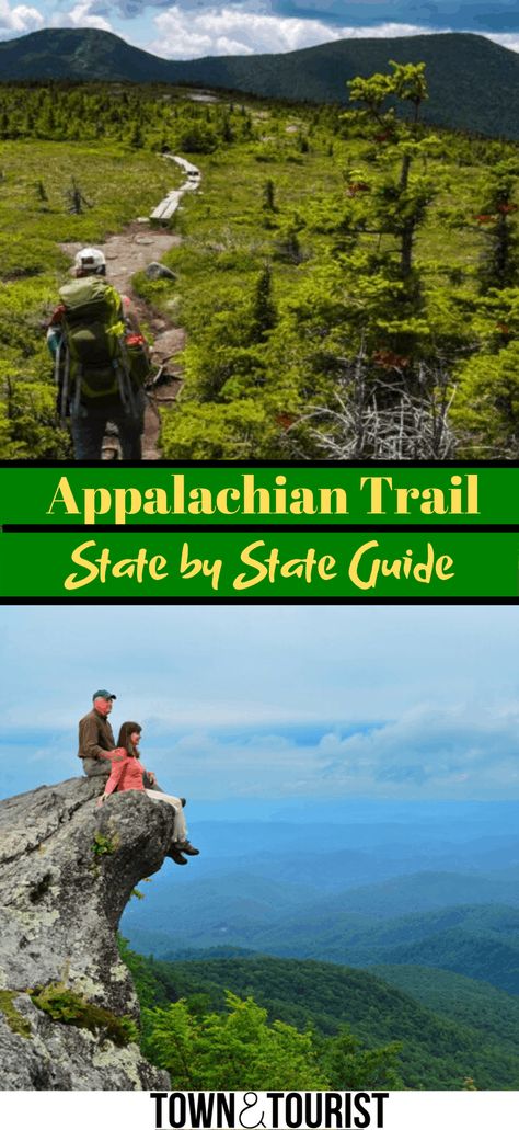 Appalachian Trail Georgia, Appalachian Trail Gear, Appalachian Trail Map, Mount Katahdin, The Appalachian Trail, Hiking Pictures, Thru Hiking, Hiking Guide, Smoky Mountain National Park