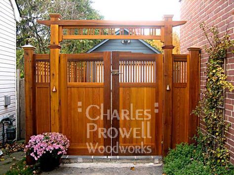 Garden Gate Arbor, Privacy Gates, Gate Arbor, Craftsman Garden, Wood Garden Gate, Cedar Gate, Arbor Trellis, Privacy Gate, Japanese Gate