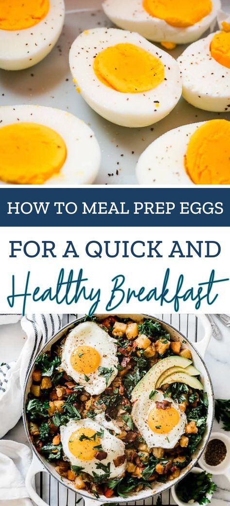 Egg Meal Prep, Meal Prep Eggs, Quick And Healthy Breakfast, Prepared Eggs, Meal Prep Recipes, Dinner Meal Prep, Prep Recipes, How To Store, Breakfast Burritos