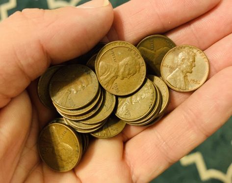 The Ultimate 1956 Wheat Penny Guide - see the value of a worn 1956 penny, an uncirculated 1956 penny, and 1956 wheat pennies with errors. #uscoins #coins Wheat Penny Value, Old Pennies Worth Money, Old Coins Value, Rare Pennies, Valuable Pennies, Penny Values, Wheat Pennies, Money Collection, Old Coins Worth Money