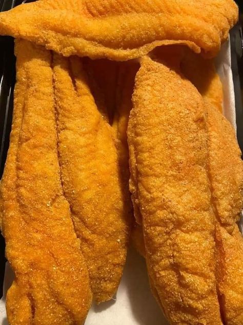 -Fried Fish : - Delish Grandma's Recipes Fried Catfish Recipes, Southern Fried Catfish, Fish Batter Recipe, Catfish Recipes, Fish Fillets, Fried Catfish, Batter Recipe, Battered Fish, Fried Fish Recipes