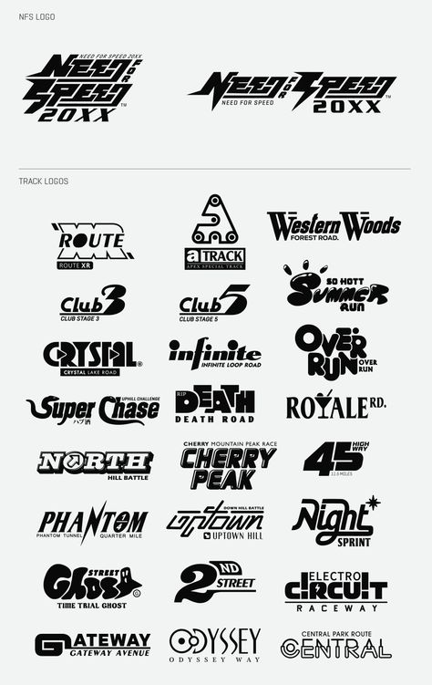 Need For Speed 20XX on Behance Dj Logo, Design Club, Inspiration Logo Design, Typo Logo, Logo Design Typography, Graphic Style, Need For Speed, Logo Design Creative, Font Design