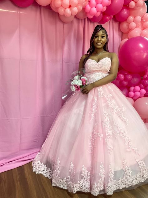 pink birthday dress Pink Sweet 16 Dresses Black Women, Big Sweet 16 Dresses, Sweet 16 Black Girls Dresses, Pink 16th Birthday Dress, 16th Birthday Dresses Sweet Sixteen, Sweet 16 Pink Dresses, Sweet 16 Black Women, Sweet 16 Pink Dress, Sweet 16 Looks