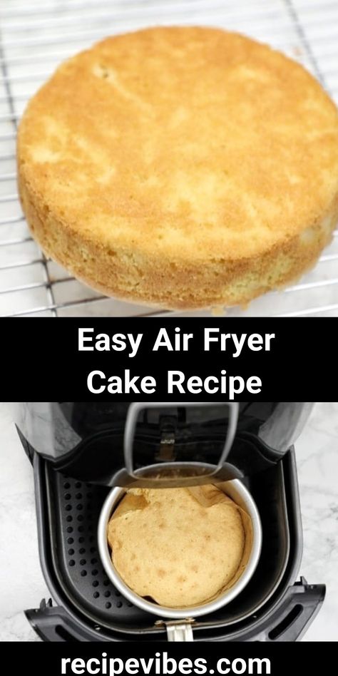 Cake In Air Fryer Recipe, Airfryer Baking Recipes, Bollas Recipe, Air Fryer Cakes, Cake In Air Fryer, Cake Air Fryer, Air Fryer Cake, Air Fryer Cake Recipes, Ninja Cooking System Recipes