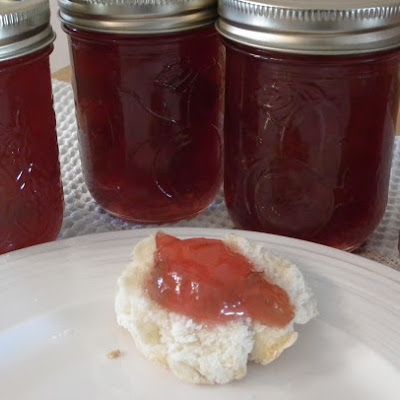 Rhubarb Jam - using  freshTECH Jam & Jelly Maker @keyingredient Jam And Jelly Maker Recipes, Jelly Maker Recipes, Pickle Juice Benefits, Jelly Maker, Rhubarb Jam Recipes, Jam Maker, Canning Jam Recipes, Pear Jam, Jam Recipes Homemade