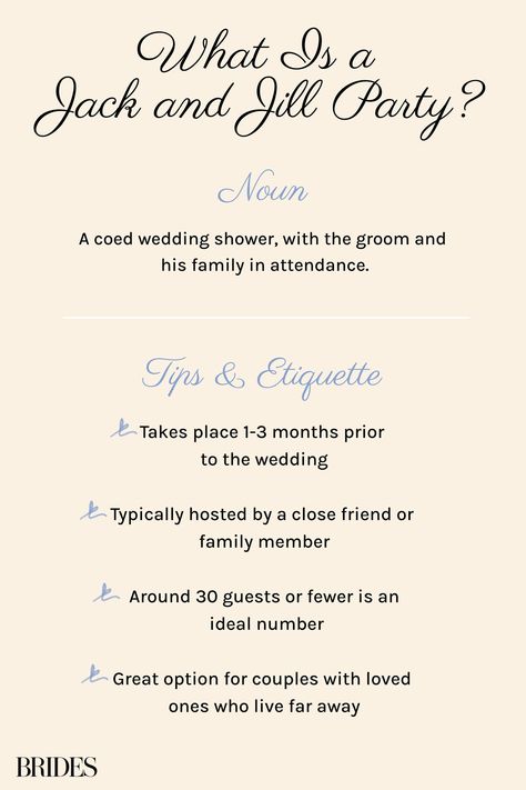 How to Plan a Jack and Jill Party: Tips and Etiquette Jack And Jill Party Ideas, Jack And Jill Party, Couples Wedding Shower Games, Wedding Shower Themes, Couple Wedding Shower, Raffle Prizes, Wedding Shower Decorations, Party Tips, Wedding Shower Games