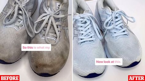 Clean White Mesh Sneakers, Cleaning Sneakers White, How To Clean White Tennis Shoes, Washing Sneakers, How To Wash Sneakers, Clean Tennis Shoes, Clean White Sneakers, How To Clean White Sneakers, Cleaning Sneakers