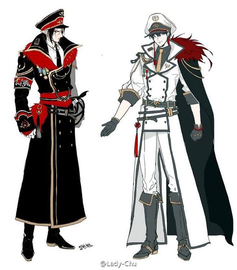 Anime Outfits Male, Male Suit, Outfits Male, 일본 패션, Military Outfit, Fashion Design Drawings, Drawing Clothes, Military Uniform, Fantasy Clothing