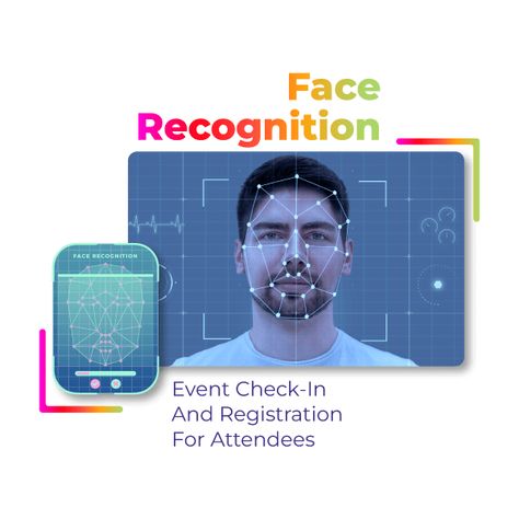 Face Recognition Event Check-in Event Security, Facial Recognition Technology, Event Registration, Event Hosting, Face Recognition, Facial Recognition, Facial Features, Event Organization, Event Management