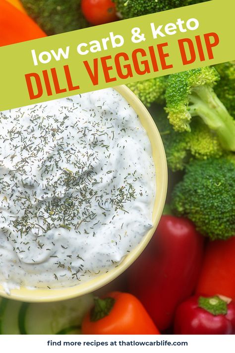 Dill Veggie Dip, Keto Dips, Keto Veggies, Dill Dip, Medicine Tips, Vegetable Dip, Low Carb Low Fat Recipes, Boiled Egg Diet Plan, Baking Soda Beauty Uses