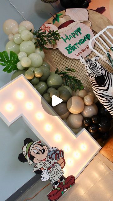 Chelsea S.   Balloon Stylist on Instagram: "Always with the easy tips…

I bought an amazing vinyl backdrop and made my own cut outs for this Mickey safari birthday party !!

I cut out the image with scissors then glued it down to a poster board with gorilla spray glue. Once glued down I used a box cutter to cut out image! 

#inspo #tips #tricks #balloonart #supportsmallbusiness" Mickey Safari Birthday, Spray Glue, Mickey Safari, Safari Birthday Party, Vinyl Backdrops, Safari Birthday, Balloon Art, Tips Tricks, Poster Board